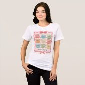 Pink Teebecher Tri-Blend Shirt (Vorderseite voll)