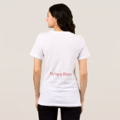 Pink Teebecher Tri-Blend Shirt (Rückseite voll)