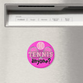 Pink | Tennis Irgendjemand? Magnet (In Situ (Geschirrspüler))