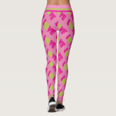 Pink Tennis LIEBE - Leggings (Rückseite)