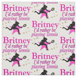 PINK TENNIS MIRL PERSONALISIERT FABRIC STOFF