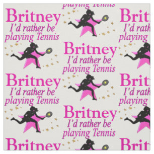 PINK TENNIS MIRL PERSONALISIERT FABRIC STOFF