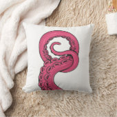 Pink Tentacle Kissen (Decke)