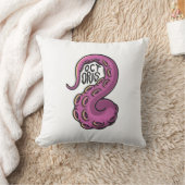 Pink Tentacle Kissen (Decke)