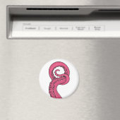 Pink Tentacle Magnet (In Situ (Geschirrspüler))