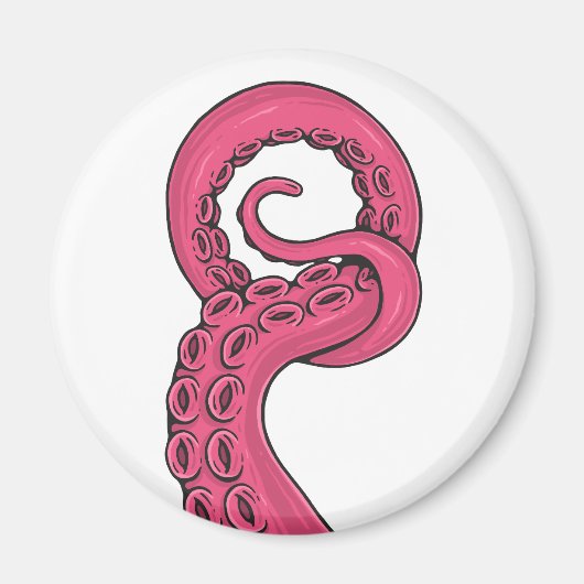 Pink Tentacle Magnet (Vorne)