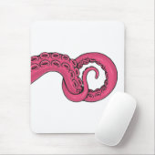 Pink Tentacle Mousepad (Mit Mouse)
