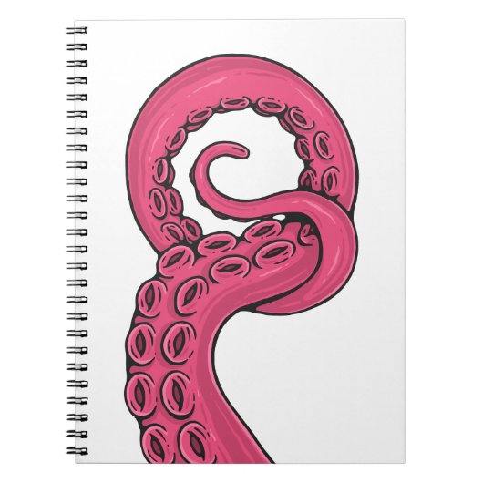 Pink Tentacle Notizblock (Vorderseite)