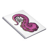 Pink Tentacle Notizblock (Rechte Seite)