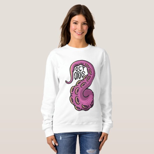 Pink Tentacle Sweatshirt (Vorne ganz)