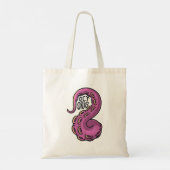 Pink Tentacle Tragetasche (Rückseite)