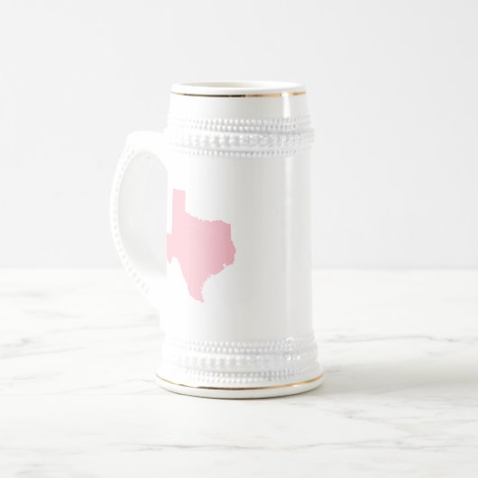 Pink Texas Bierglas (Vorderseite Links)