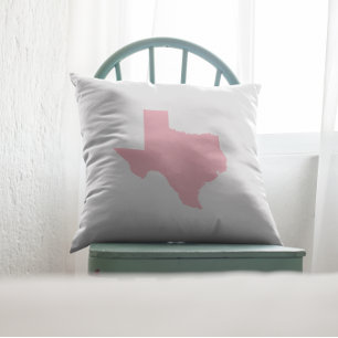 Pink Texas Kissen
