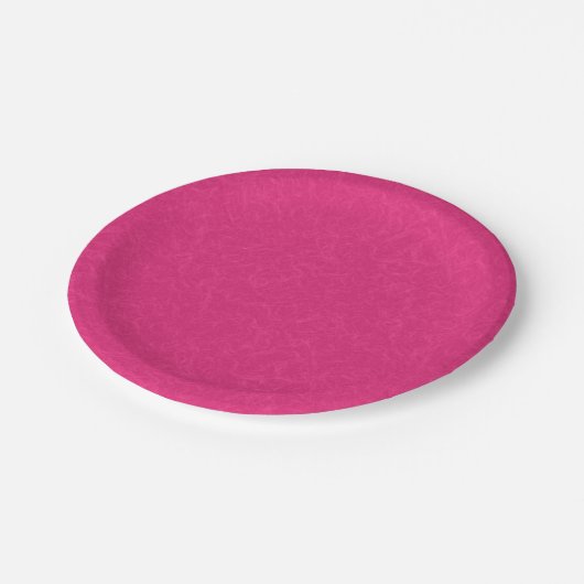Pink textured surface with subtle swirling pattern pappteller (Schrägansicht)