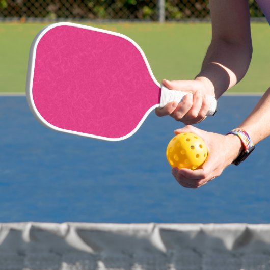 Pink textured surface with subtle swirling pattern pickleball schläger (InSitu)