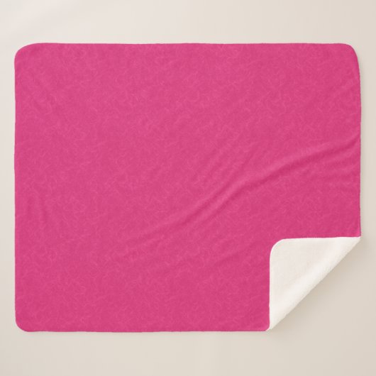Pink textured surface with subtle swirling pattern sherpadecke (Vorderseite (Horizontal))