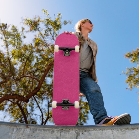 Pink textured surface with subtle swirling pattern skateboard (Außenbereich 1)