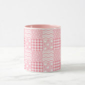 Pink Textures Tasse (Zentrum)