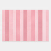Pink Texturierte Streifen Muster Geschenkpapier Set (Vorderseite)
