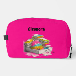 Pink The Scribble Crayon Monster Waschbeutel