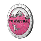 Pink-Theme-Dart-Board Dartscheibe (Vorderseite rechts)