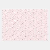 Pink Theme Holiday Wrapping Paper Sheets Geschenkpapier Set (Vorderseite 2)