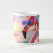 PINK THINKER - Flamingo PINK Jumbo-Tasse (Vorderseite)