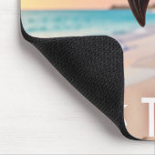 PINK THINKER Flamingo Pink Mousepad (Ecke)