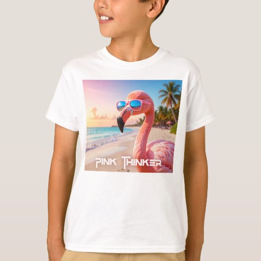 PINK THINKER - Flamingo PINK T-Shirt (Vorderseite)