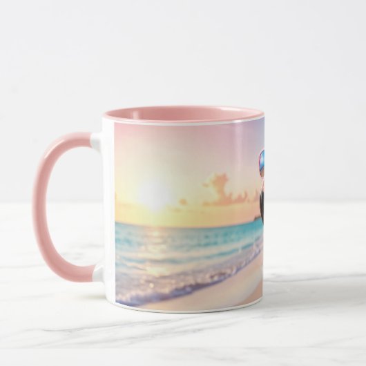 PINK THINKER - Flamingo PINK Tasse (Links)