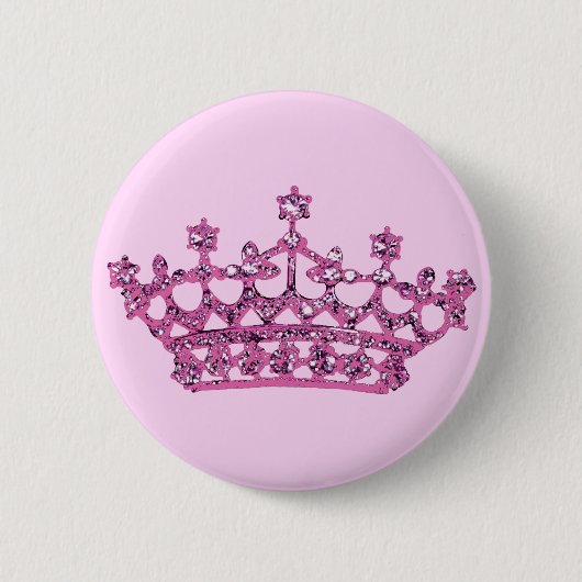 Pink Tiara Button (Vorderseite)