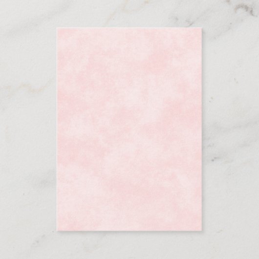 Pink Tiara Crown Quinceanera QR UAWG Begleitkarte (Rückseite)