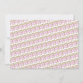 Pink Tiara Foto Einladung zum Geburtstag (Rückseite)