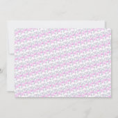 Pink Tiara Foto Einladung zum Geburtstag (Rückseite)