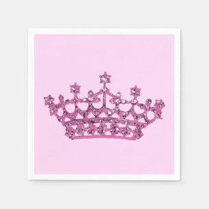 Pink Tiara Serviette