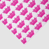 Pink Tiaras und Kronengeflecht Seidenpapier (Detail)