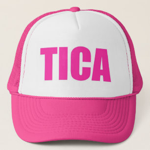 Pink Tica Costa Rica Trucker Hat Truckerkappe