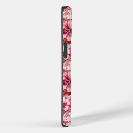 Pink Tie Dye Floral Case-Mate iPhone Hülle (Rückseite / Rechts)