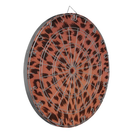 PINK TIERDRUCK DARTSCHEIBE (Vorderseite Links)