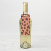 PINK TIERDRUCK FLASCHENANHÄNGER (Auf Flasche)