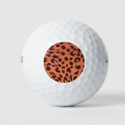 PINK TIERDRUCK GOLFBALL (Vorderseite)