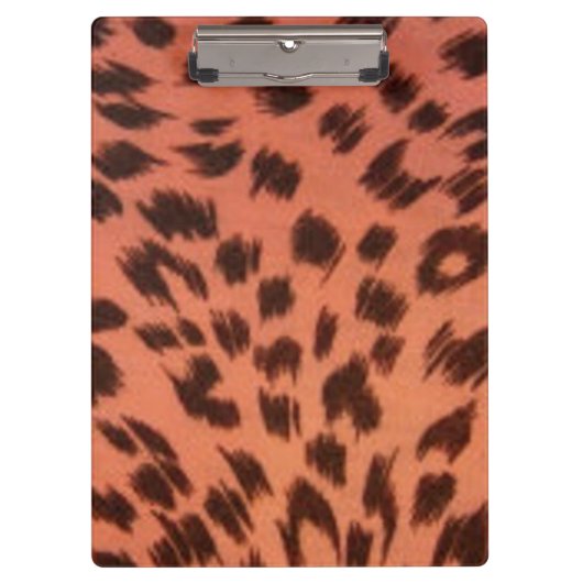PINK TIERDRUCK KLEMMBRETT (Vorderseite)