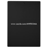 PINK TIERDRUCK KLEMMBRETT (Rückseite)