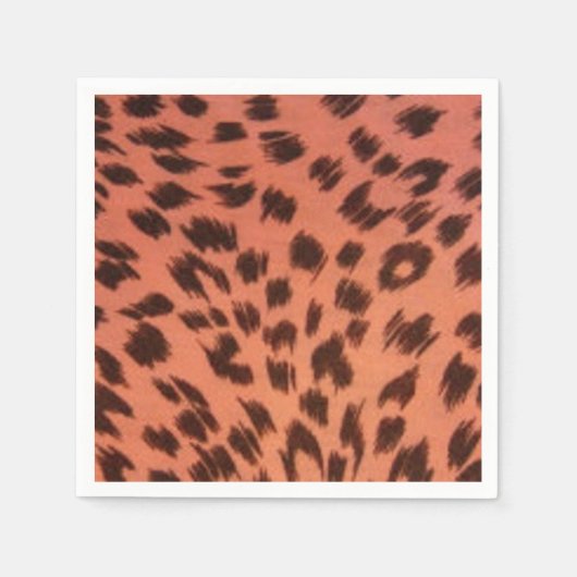 PINK TIERDRUCK SERVIETTE (Vorderseite)