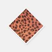 PINK TIERDRUCK SERVIETTE (Ecke)