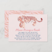 Pink Tiger Babydusche Bitte eine Reservekarte mitb Begleitkarte (Vorne/Hinten)