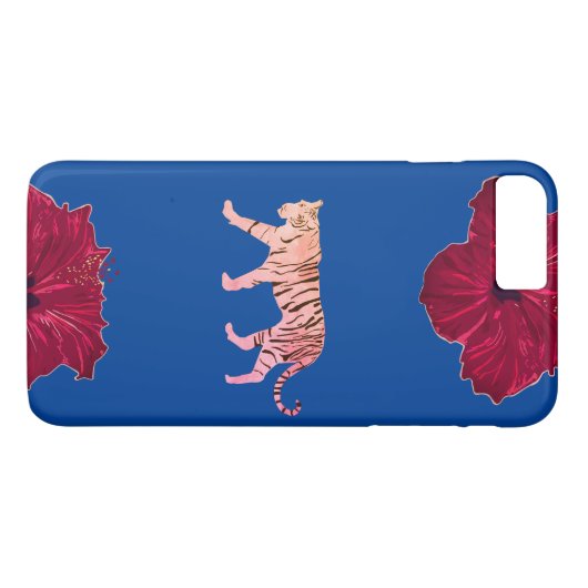 Pink Tiger Case-Mate iPhone Hülle (Rückseite (Horizontal))