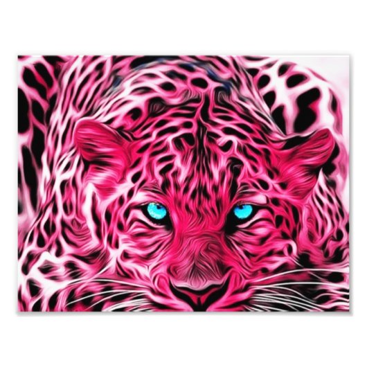 Pink Tiger Fotodruck (Vorne)