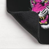 Pink Tiger Kampf Brustkrebs Bewusstsein Design Mousepad (Ecke)