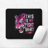 Pink Tiger Kampf Brustkrebs Bewusstsein Design Mousepad (Mit Mouse)